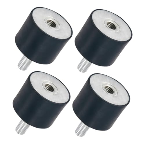MUCKLILY 4 Stück Teiliges Gummi schwingungsdämpfer Runde Vibrationsdämpfer aus Gummi und Edelstahl Stoßfest Langlebig für Kühlschrank Auto Maschine Verbesserte Stabilität und MUCKLILY 4 Stück Teiliges Gummi schwingungsdämpfer Runde Vibrationsdämpfer aus Gummi und Edelstahl Stoßfest Langlebig für Kühlschrank Auto Maschine Verbesserte Stabilität und von MUCKLILY