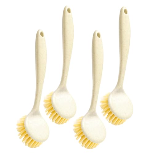 MUCKLILY 4 Stück Teiliges Küchenreinigungsbürsten Langem Griff rutschfest Multifunktional für Töpfe Pfannen Spülen und Kochfelder mit Praktischem Aufhängeloch für Einfache Lagerung MUCKLILY 4 Stück Teiliges Küchenreinigungsbürsten Langem Griff rutschfest Multifunktional für Töpfe Pfannen Spülen und Kochfelder mit Praktischem Aufhängeloch für Einfache Lagerung von MUCKLILY