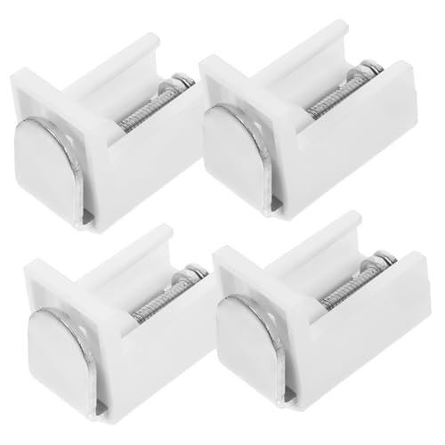 MUCKLILY 4 Stück Verstellbare Weiße Fensterrollo Halterung Plissee Klemmträger ohne Bohren Kompatibel für Jalousien und Faltrollos Einfache Montage Vielseitig für Verschiedene Vorhangstile MUCKLILY 4 Stück Verstellbare Weiße Fensterrollo Halterung Plissee Klemmträger ohne Bohren Kompatibel für Jalousien und Faltrollos Einfache Montage Vielseitig für Verschiedene Vorhangstile von MUCKLILY