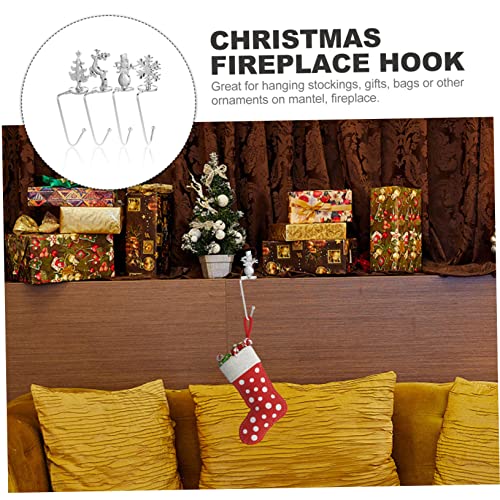 MUCKLILY 4 Stück Weihnachtsstrumpfhalter Mantelhaken für Kamin und Tisch Goldplattiert Tragkraft Vielseitig für Weihnachtssocken Geschenkbeutel Dekorationen Kratzfrei und MUCKLILY 4 Stück Weihnachtsstrumpfhalter Mantelhaken für Kamin und Tisch Goldplattiert Tragkraft Vielseitig für Weihnachtssocken Geschenkbeutel Dekorationen Kratzfrei und von MUCKLILY