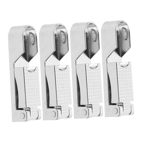 MUCKLILY 4Stücke Flanschstangenbasis für Stabile Schrankstangen Endstützen zu Installierende Halterungen für Kleiderstangen Vielseitig Einsetzbar für Badezimmer von MUCKLILY