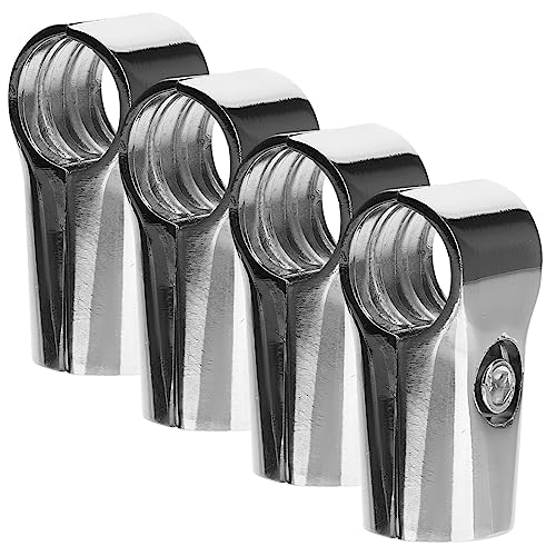 MUCKLILY 4stücke Edelstahl Rohrverbinder Hängestangen Anschluss- Rostfrei Sicher Für Regale Und Kleiderschrank Zubehör Praktische Lösung Für Vielseitige Anwendungen von MUCKLILY