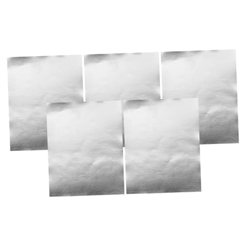 MUCKLILY 5 Blätter Hitzebeständige Aluminium Reparatur Patches aus Verstärktem Folienmaterial Wasserdichte Dichtungsflicken für Küche Geeignet für Edelstahl und Kochgeschirr Vielseitig von MUCKLILY