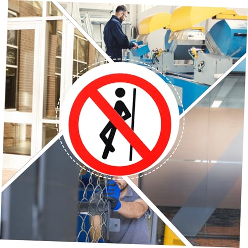 MUCKLILY 5 Stück Warnaufkleber Nicht Anlehnen Sicherheitszeichen Selbstklebend Reißfest UV beständig Klare Warnhinweise für Werkstatt Lager Metall Glasflächen Langlebig Vielseitig MUCKLILY 5 Stück Warnaufkleber Nicht Anlehnen Sicherheitszeichen Selbstklebend Reißfest UV beständig Klare Warnhinweise für Werkstatt Lager Metall Glasflächen Langlebig Vielseitig von MUCKLILY