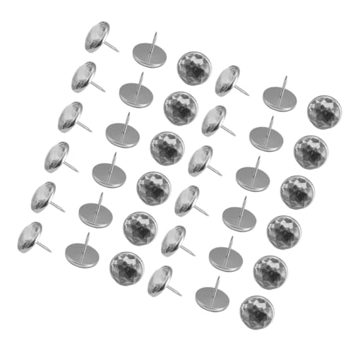 MUCKLILY 50 Stück Kristall Polsternägel Runde Möbelknöpfe mit Metallbasis Dekorative Sofa Tacks für Möbel Wand Couchverzierung Strass Akzente für Wohnzimmer DIY MUCKLILY 50 Stück Kristall Polsternägel Runde Möbelknöpfe mit Metallbasis Dekorative Sofa Tacks für Möbel Wand Couchverzierung Strass Akzente für Wohnzimmer DIY von MUCKLILY