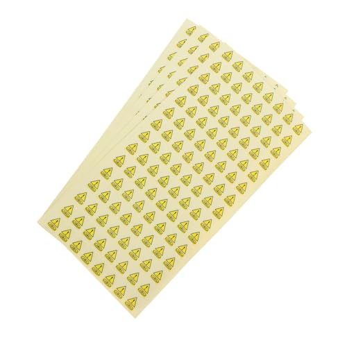 MUCKLILY 500 Stück Transparente Batterie warnaufkleber Selbstklebend Sicherheitswarnetiketten für Verschiedene Batterietypen Passend Einfache Anwendung ohne Rückstände MUCKLILY 500 Stück Transparente Batterie warnaufkleber Selbstklebend Sicherheitswarnetiketten für Verschiedene Batterietypen Passend Einfache Anwendung ohne Rückstände von MUCKLILY