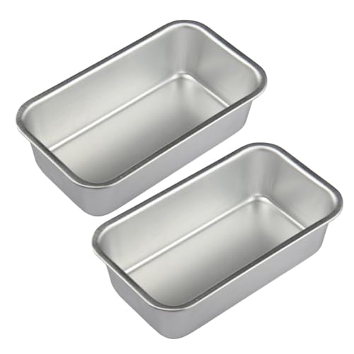 MUCKLILY 2PCS Backbleche Aus Edelstahl Backform Aus Backblech Leicht Zu Reinigen – 4 72 X 1 49 Zoll von MUCKLILY