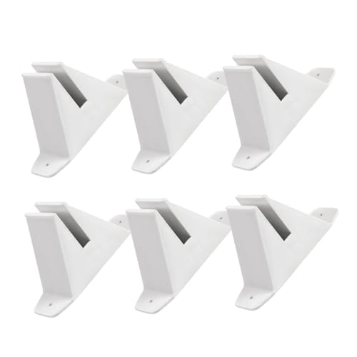 MUCKLILY 6 Stück Gartenzaun Basis Teiliges Stabiler Zaunständer für Weihnachtsbaum Hundezaun Unterstützung Einfache Installation ohne Werkzeug Sicherer Antikipp von MUCKLILY