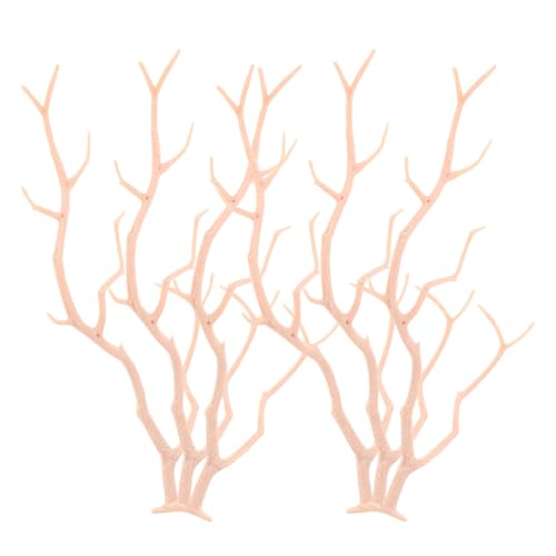 MUCKLILY 6 Stück Künstliche Korallenzweige Realistische Baumzweige für Halloween Deko DIY Geweih Kopfschmuck Vielseitig Verwendbar Herbst Weihnachtsdeko Tischvase Füller von MUCKLILY