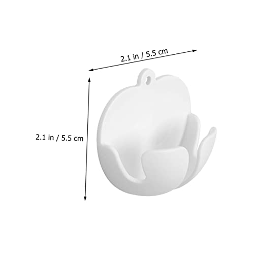 MUCKLILY 6 Stück Power Plug Haken Aufkleber Apple form Steckdosenhalter Ohne Bohren Multifunktionale Kabel Steckerorganisation für Haushalt Weiß Selbstklebend für Wohnzimmer und MUCKLILY 6 Stück Power Plug Haken Aufkleber Apple form Steckdosenhalter Ohne Bohren Multifunktionale Kabel Steckerorganisation für Haushalt Weiß Selbstklebend für Wohnzimmer und von MUCKLILY