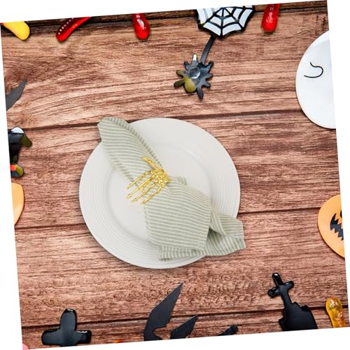 MUCKLILY 6 Stück Teiliges Halloween Serviettenring Geist Serviettenhalter Wiederverwendbar Party Dekoration für Hochzeit Dinner Jubiläum Feier MUCKLILY 6 Stück Teiliges Halloween Serviettenring Geist Serviettenhalter Wiederverwendbar Party Dekoration für Hochzeit Dinner Jubiläum Feier von MUCKLILY