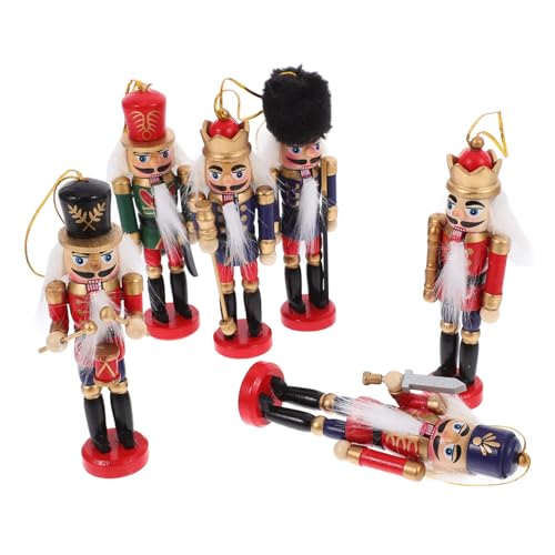 MUCKLILY 6 Stück Teiliges Holz Ornamente Weihnachtsbaum Hängedekorationen für Festliche Anlässe für Fenster und Türen Bringt Weihnachtliche Zuhause MUCKLILY 6 Stück Teiliges Holz Ornamente Weihnachtsbaum Hängedekorationen für Festliche Anlässe für Fenster und Türen Bringt Weihnachtliche Zuhause von MUCKLILY