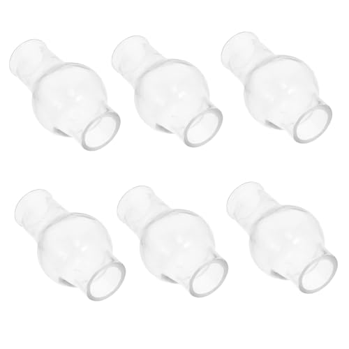 MUCKLILY 6 Stück Teiliges Klare Glas öllampen lampenschirme Dickes Hitzebeständiges Winddichtes Ersatzglas für Vintage Petroleumlampen Dekorativer Lampenschirm mit Guter MUCKLILY 6 Stück Teiliges Klare Glas öllampen lampenschirme Dickes Hitzebeständiges Winddichtes Ersatzglas für Vintage Petroleumlampen Dekorativer Lampenschirm mit Guter von MUCKLILY