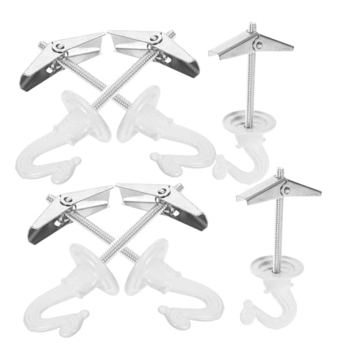 MUCKLILY 6 Stück Teiliges Metall deckenhaken für Hängepflanzen Faltbare Blumenampel halterung mit Hoher Tragkraft Vielseitig Einsetzbar für Innen Außenbereich Geeignet für Blumentöpfe und MUCKLILY 6 Stück Teiliges Metall deckenhaken für Hängepflanzen Faltbare Blumenampel halterung mit Hoher Tragkraft Vielseitig Einsetzbar für Innen Außenbereich Geeignet für Blumentöpfe und von MUCKLILY