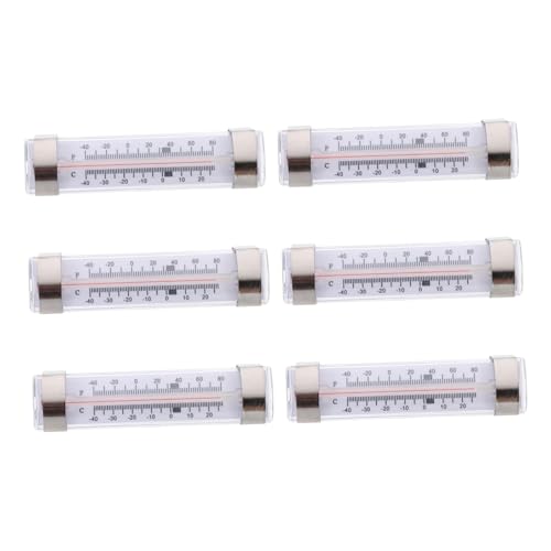 MUCKLILY 6Stücke Kühlschrank Thermometer Präzise Temperaturmessung für Kühlschrank und Gefrierschrank Professionelles Design Hohe Genauigkeit für Supermärkte und Heimgebrauch MUCKLILY 6Stücke Kühlschrank Thermometer Präzise Temperaturmessung für Kühlschrank und Gefrierschrank Professionelles Design Hohe Genauigkeit für Supermärkte und Heimgebrauch von MUCKLILY