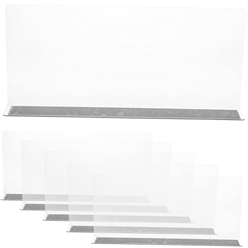 MUCKLILY 6Stücke Transparente Teiliges Supermarktregal Trennsystem mit Magnet Stabiler Form zu Installieren zur Organisation Schränken MUCKLILY 6Stücke Transparente Teiliges Supermarktregal Trennsystem mit Magnet Stabiler Form zu Installieren zur Organisation Schränken von MUCKLILY