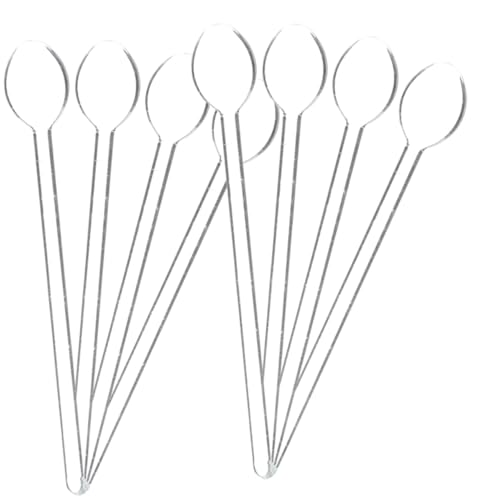 MUCKLILY 8 Stück Teiliges Lange Glasrührlöffel für Kaffee und Tee Hitzebeständige Transparente Dessertlöffel mit Feiner Politur Langlebig und Sicher für Bar Küche und Tägliche Anwendung MUCKLILY 8 Stück Teiliges Lange Glasrührlöffel für Kaffee und Tee Hitzebeständige Transparente Dessertlöffel mit Feiner Politur Langlebig und Sicher für Bar Küche und Tägliche Anwendung von MUCKLILY