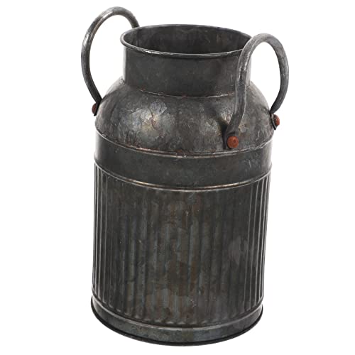MUCKLILY Antiker Blumenkübel Dekorative Blumenvase Blumenvasen Metalleimer Primitive Vase Retro Blumentopf Aus Metall Vintage-blumentöpfe Kleiner Eiseneimer Verzinktes Blech MUCKLILY Antiker Blumenkübel Dekorative Blumenvase Blumenvasen Metalleimer Primitive Vase Retro Blumentopf Aus Metall Vintage-blumentöpfe Kleiner Eiseneimer Verzinktes Blech von MUCKLILY