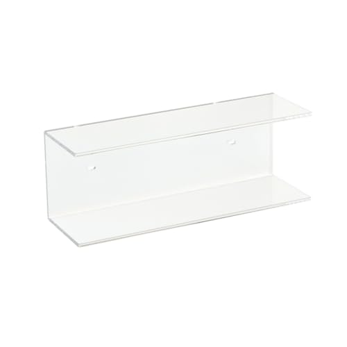 MUCKLILY Aufbewahrungsregal Transparente Figuren Vitrine für Stilvolle Organisation im Wohnzimmer Büro oder Geschäft Aufbewahrungshalter für Sammlerstücke von MUCKLILY