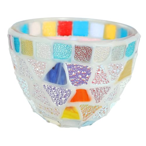 MUCKLILY Bunter Glas Lampenschirm für Deckenleuchte Handgefertigt Langlebig und Verschleißfest für Wohnzimmer Schlafzimmer und Bar Dekorativer Lampenschirm mit Glatter Oberfläche MUCKLILY Bunter Glas Lampenschirm für Deckenleuchte Handgefertigt Langlebig und Verschleißfest für Wohnzimmer Schlafzimmer und Bar Dekorativer Lampenschirm mit Glatter Oberfläche von MUCKLILY