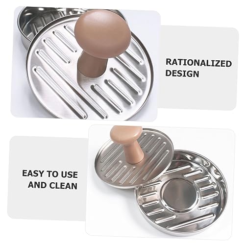 MUCKLILY Burgerpresse Rund mit Ergonomischem Griff Verschleißfestes Material Antihaftbeschichtet Einfache Sicher für Heimgebrauch Patty Maker für Saftige Burgerformen MUCKLILY Burgerpresse Rund mit Ergonomischem Griff Verschleißfestes Material Antihaftbeschichtet Einfache Sicher für Heimgebrauch Patty Maker für Saftige Burgerformen von MUCKLILY