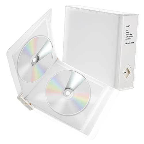 MUCKLILY CD Aufbewahrungsbox aus Hochwertigem Material Fach CD Organizer mit Schützenden Hüllen für Zuhause Büro und Studentenwohnheim MUCKLILY CD Aufbewahrungsbox aus Hochwertigem Material Fach CD Organizer mit Schützenden Hüllen für Zuhause Büro und Studentenwohnheim von MUCKLILY