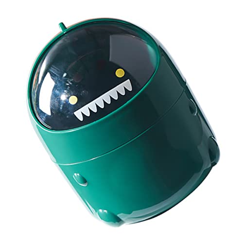 MUCKLILY Cartoon Mini Mülleimer für Schreibtisch Robuster Abfalleimer mit Deckel zur Aufbewahrung von Geweben Krümeln und Abfällen im Büro oder Kinderzimmer MUCKLILY Cartoon Mini Mülleimer für Schreibtisch Robuster Abfalleimer mit Deckel zur Aufbewahrung von Geweben Krümeln und Abfällen im Büro oder Kinderzimmer von MUCKLILY