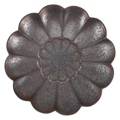 MUCKLILY Vintage-schale Mit Sockel Dekorative Keramik-schlüsselschale Retro-obstschale Für Eingangsbereich Tisch Flur Küchentheke Als Bonbonschale Oder Obstteller Geeignet von MUCKLILY