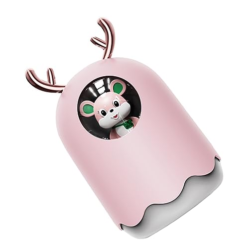 MUCKLILY Dekorativer USB Luftbefeuchter im Auto Design Mini Aromadiffusor mit Nachtlicht für Zuhause und Büro Tragbarer Sprühbefeuchter für Aromatherapie und Luftverbesserung von MUCKLILY