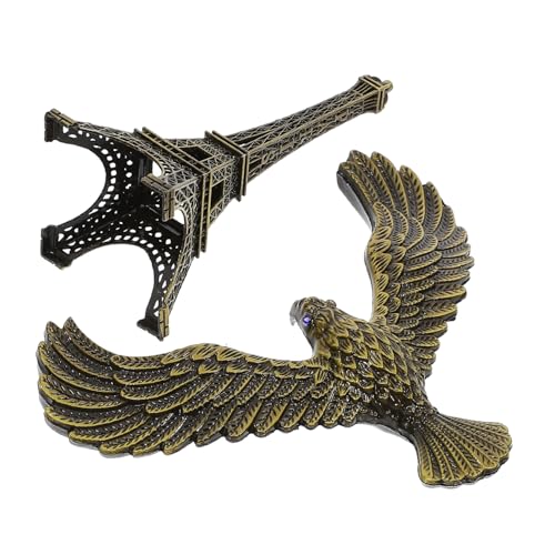 MUCKLILY Desktop Balance Bird Ornament aus Legierung Kreatives Eiffelturm Modell für Stilvolle Büro und Wohnraumdekoration Hochwertiges Langlebiges Kunsthandwerk für Verschiedene MUCKLILY Desktop Balance Bird Ornament aus Legierung Kreatives Eiffelturm Modell für Stilvolle Büro und Wohnraumdekoration Hochwertiges Langlebiges Kunsthandwerk für Verschiedene von MUCKLILY