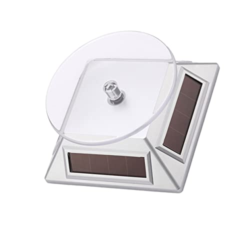 MUCKLILY Solar Display Stand Mit Rotationsmechanismus Eleganter Schmuckständer Für Uhren Handys Und Mehr Solar Und Batteriebetriebene Ausführung Silber Kompakt Leicht Und Einfach Zu MUCKLILY Solar Display Stand Mit Rotationsmechanismus Eleganter Schmuckständer Für Uhren Handys Und Mehr Solar Und Batteriebetriebene Ausführung Silber Kompakt Leicht Und Einfach Zu von MUCKLILY
