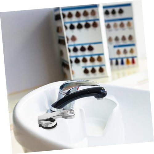MUCKLILY Duschkopfhalterung Shampoo Halterung Verstellbar Stabile Halterung für Waschbecken Sprühkopf Adapter Kompatibel mit Verschiedenen Wasserhähnen für Professionelle Haarwäsche von MUCKLILY