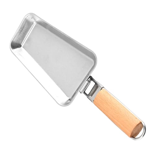 MUCKLILY Edelstahl Bbq Grillpfanne mit Holzgriff Kompakte Grillpfanne für Käse und Fleisch Gleichmäßige Hitzeverteilung Langlebig und Multifunktional für Gasgrill und Induktionsherd MUCKLILY Edelstahl Bbq Grillpfanne mit Holzgriff Kompakte Grillpfanne für Käse und Fleisch Gleichmäßige Hitzeverteilung Langlebig und Multifunktional für Gasgrill und Induktionsherd von MUCKLILY