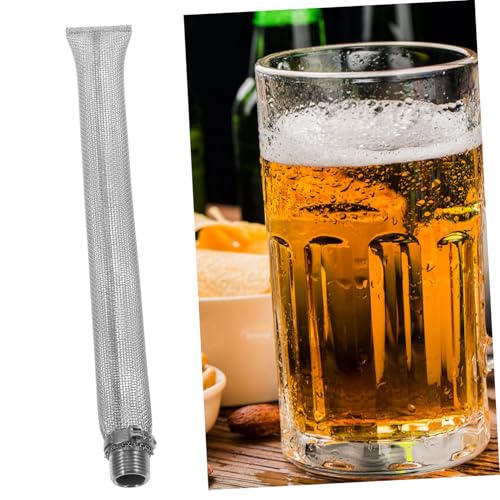 MUCKLILY Edelstahl Bierfilter Rohr Wiederverwendbar Temperaturbeständig Robust Strainer Tube für Heimgebraut Getränke Filtration MUCKLILY Edelstahl Bierfilter Rohr Wiederverwendbar Temperaturbeständig Robust Strainer Tube für Heimgebraut Getränke Filtration von MUCKLILY