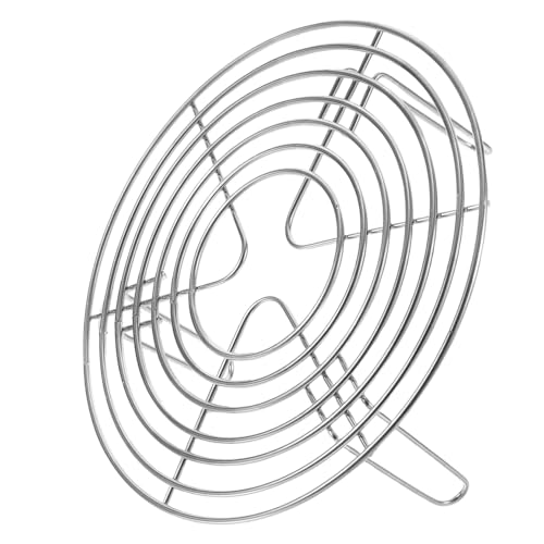 MUCKLILY Edelstahl Dampfgarer Einsatz Rund Mehrzweck Steamer Rack mit Hoher Stabilität und Langlebigem Dämpfgitter für Gleichmäßiges Dünsten und Backen von MUCKLILY