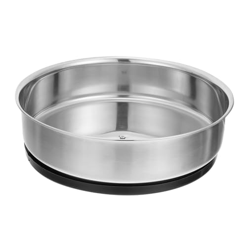 MUCKLILY Edelstahl Gewürzregal Drehbar Küchen Organizer Haushalt Aufbewahrungsbox für Gewürzgläser Tisch Design Platzsparend Praktisch von MUCKLILY