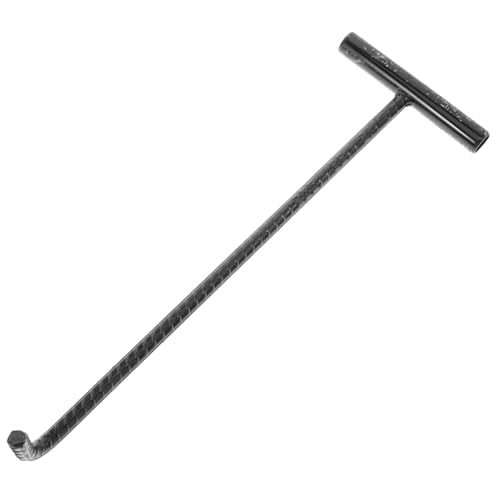 MUCKLILY Edelstahl Manhole Cover Hook T förmiger Hebehaken Rostfrei Vielseitig für Schachtdeckel und Rolltore mit Glatter Oberfläche und Komfortablem Griff MUCKLILY Edelstahl Manhole Cover Hook T förmiger Hebehaken Rostfrei Vielseitig für Schachtdeckel und Rolltore mit Glatter Oberfläche und Komfortablem Griff von MUCKLILY