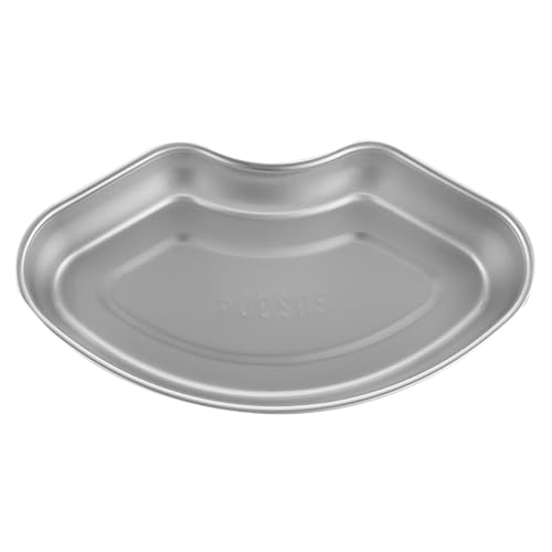 MUCKLILY Edelstahl Schalenform Dampfgarer Schüssel mit Flachem Boden Lebensmittelecht Kompakt und Langlebig für Suppe Eierspeisen und Vielseitige Küchenanwendungen von MUCKLILY