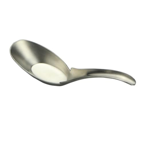 MUCKLILY Edelstahl Soßenkelle mit Dickem Löffelkopf Langlebig und Ergonomisch Polierte Oberfläche Spülmaschinenfest für Küchen und Servieren von Saucen und Suppen von MUCKLILY