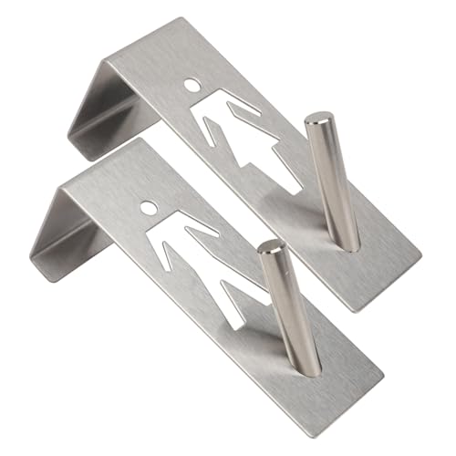 MUCKLILY Edelstahl Türhaken Selbstklebend ohne Bohren Multifunktionale Türaufhänger Platzsparend für Haushalt Bad Küche Kleider Handtuchhalter Rostfrei Einfache Montage MUCKLILY Edelstahl Türhaken Selbstklebend ohne Bohren Multifunktionale Türaufhänger Platzsparend für Haushalt Bad Küche Kleider Handtuchhalter Rostfrei Einfache Montage von MUCKLILY
