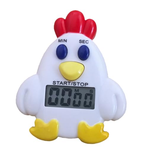 MUCKLILY Elektronischer Küchentimer Hähnchenmuster Mechanischer Countdown Timer mit Lautem Alarm Batteriebetrieben für Backen Kochen Haushalt Büro und Schüler Zeitschaltuhr MUCKLILY Elektronischer Küchentimer Hähnchenmuster Mechanischer Countdown Timer mit Lautem Alarm Batteriebetrieben für Backen Kochen Haushalt Büro und Schüler Zeitschaltuhr von MUCKLILY