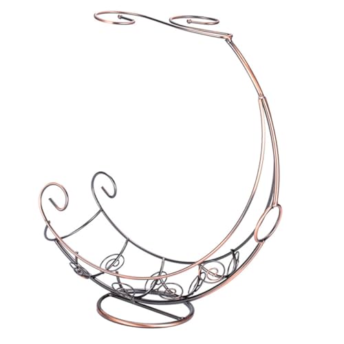 MUCKLILY Europäisches Dekoratives Weinregal Piratenschiff Design Multifunktionaler Weinflaschen Glashalter für Zuhause Hält Flasche und Hohe Weingläser Originelle Geschenkidee für von MUCKLILY