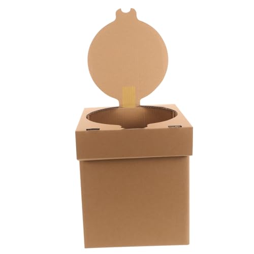 MUCKLILY Faltbare Tragbare Auto toilette aus Strapazierfähigem Papierboard Kompakt und Leicht zu Verstauen Vielseitig Nutzbar als Campingtoilette Mobiler Klappstuhl und Eimer für Outdoor MUCKLILY Faltbare Tragbare Auto toilette aus Strapazierfähigem Papierboard Kompakt und Leicht zu Verstauen Vielseitig Nutzbar als Campingtoilette Mobiler Klappstuhl und Eimer für Outdoor von MUCKLILY