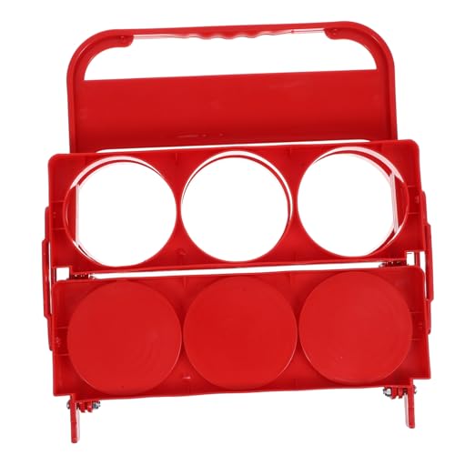 MUCKLILY Faltbarer Bierflaschenhalter Kunststoff Großer Flaschenkörbchen Bierträger Behälter für Party Outdoor Picknick Getränkekorb Praktisch Robust Wiederverwendbar von MUCKLILY