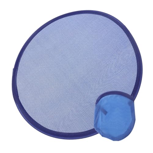 MUCKLILY Faltbarer Handventilator Einfarbig Leichter Tragbarer Handfächer für Sommer Praktischer Rundfächer für Reisen und Feste Aufbewahrungstasche von MUCKLILY