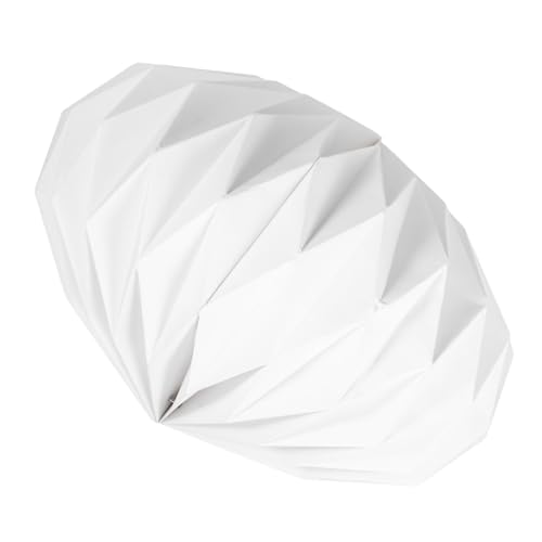 MUCKLILY Faltbarer Papier Lampenschirm Origami Design Geometrischer DIY Lampenschirm für Pendelleuchte für Zimmer Hotel Restaurant Einfache Montage und Warme Beleuchtung MUCKLILY Faltbarer Papier Lampenschirm Origami Design Geometrischer DIY Lampenschirm für Pendelleuchte für Zimmer Hotel Restaurant Einfache Montage und Warme Beleuchtung von MUCKLILY