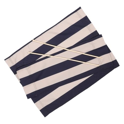 MUCKLILY Faltbarer Stuhl Sitzbezug Ersatz Canvas Robust Komfortabel Ergonomisch für Camping Klappstühle Langlebiger Sitzbezug für Gaming Regiestühle in Blau weiß MUCKLILY Faltbarer Stuhl Sitzbezug Ersatz Canvas Robust Komfortabel Ergonomisch für Camping Klappstühle Langlebiger Sitzbezug für Gaming Regiestühle in Blau weiß von MUCKLILY