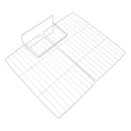MUCKLILY Gefrierschrank Trenngitter aus Stabilem Metall Draht Atmungsaktives Mesh für Frische Einfache Montage Vielseitiger Kühlschrank Organizer für Geordnete Lagerung von Obst und Gemüse von MUCKLILY