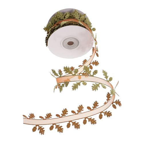 MUCKLILY Geschenkband in Blattform Für Kuchenverpackung Hochzeitsdekoration Weihnachts Und Feiertags-DIY-projekte Süßes Band Zum Basteln Und Dekorieren MUCKLILY Geschenkband in Blattform Für Kuchenverpackung Hochzeitsdekoration Weihnachts Und Feiertags-DIY-projekte Süßes Band Zum Basteln Und Dekorieren von MUCKLILY