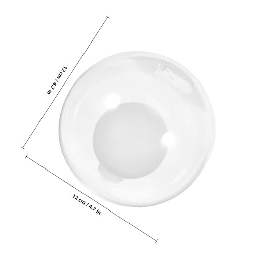 MUCKLILY Glas Lampenschirm Kugelform Transparent Ersatz Deckenleuchte Lampenschirm Glasabdeckung für Fassung Einfach Montage Wohnzimmer Schlafzimmer MUCKLILY Glas Lampenschirm Kugelform Transparent Ersatz Deckenleuchte Lampenschirm Glasabdeckung für Fassung Einfach Montage Wohnzimmer Schlafzimmer von MUCKLILY